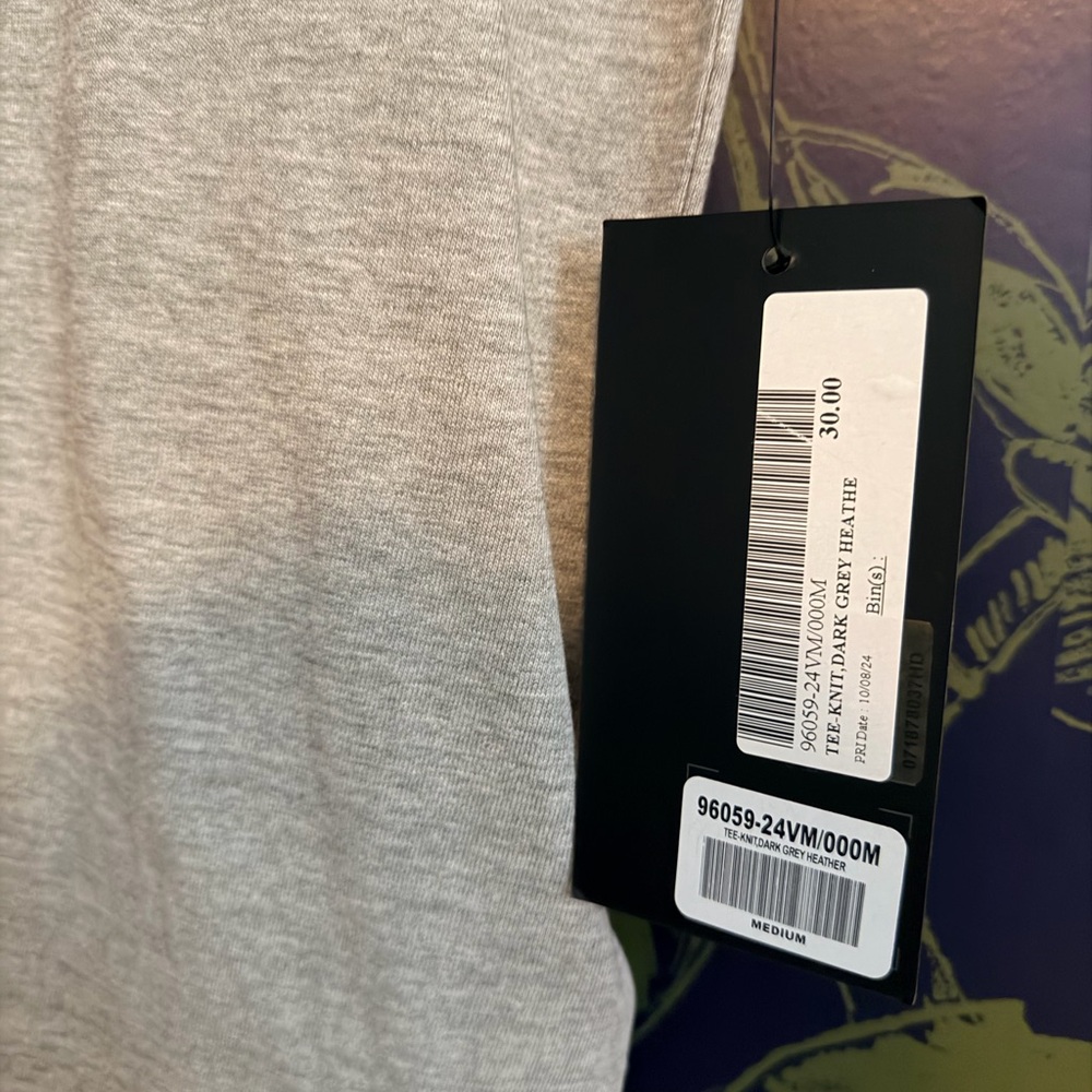 Harley-Davidson Men's Gray Tee with Blue Logo - Picture 4 of 5